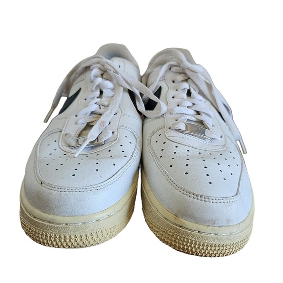 Nike Mens Air Force 1 '07 CJ0952 100 White/Black - Men's Size 8 Womens 10 - Picture 2 of 10